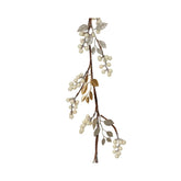 Decoris Garland with Sugar Berries 120cm - White